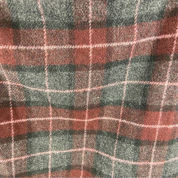 y2k VTG I.E. Relaxed women wool skiry 14 Plaid Mini academia tweed whimsigoth - Picture 2 of 6